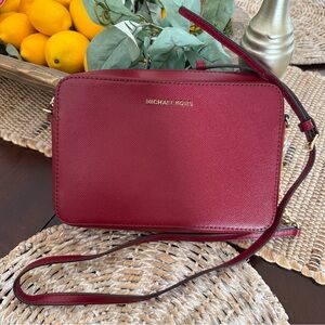 Michael Kors Jet Set Saffiano Leather Bag